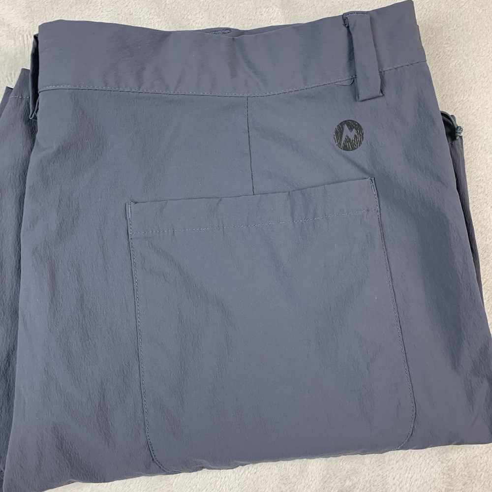Marmot Shorts Men 38 Gray Performance Stretch Outdoors Hiking Casual Lightweight